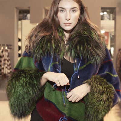 Mod.486 - Cape Tricolours Mink plus Fox