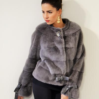 Mod.405A - Grigio Mink Jacket