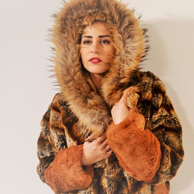 Mod.428U - Patch Rabbit and Chinaracoon Coat